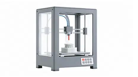 Illustrazione della stampante 3D industriale