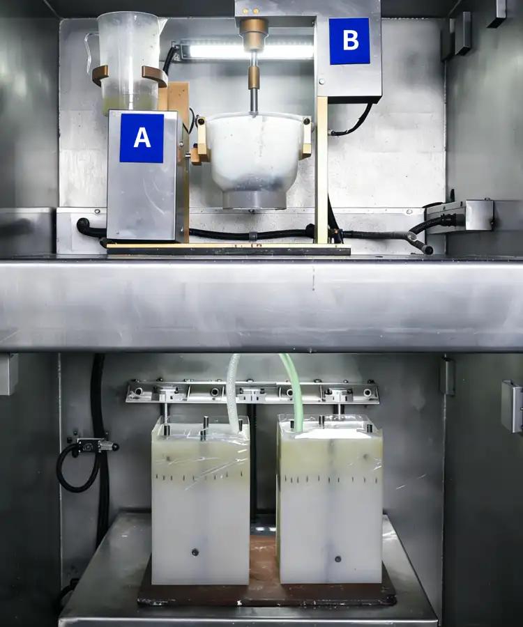 Processo di colata sotto vuoto