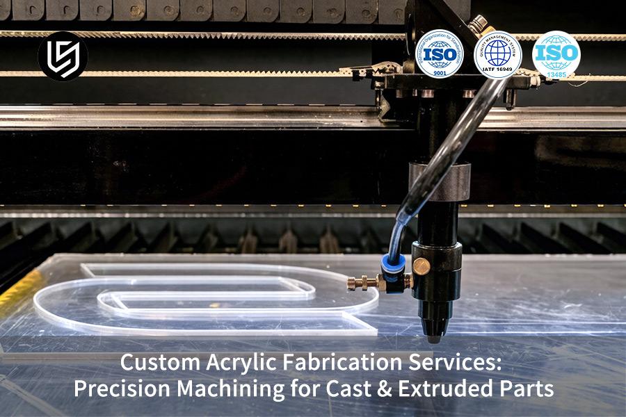 Servizi di fabbricazione acrilica personalizzati: lavorazione meccanica di precisione per parti colate ed estruse