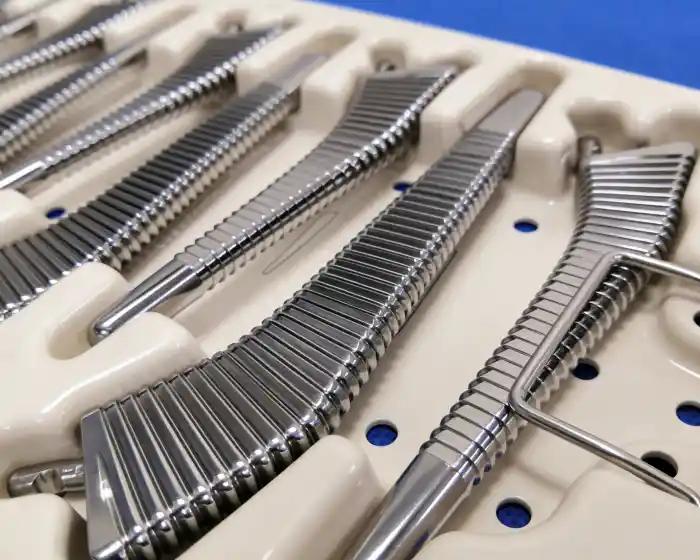 Custodia di precisione in acciaio inossidabile per dispositivi medici