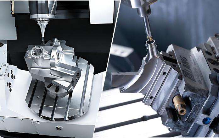 Lavorazione CNC simultanea a 5 assi vs 3+2 assi
