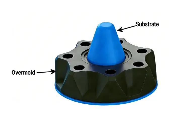 Stampaggio con inserti e sovrastampaggio 2