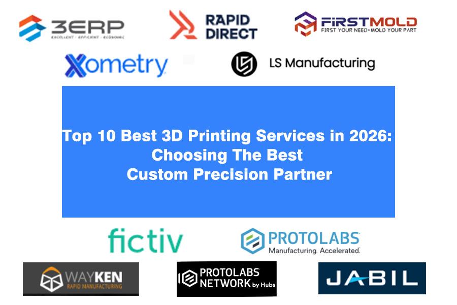Top 10 Best 3D Printing Services In 2026: Choosing The Best Custom Precision Partner