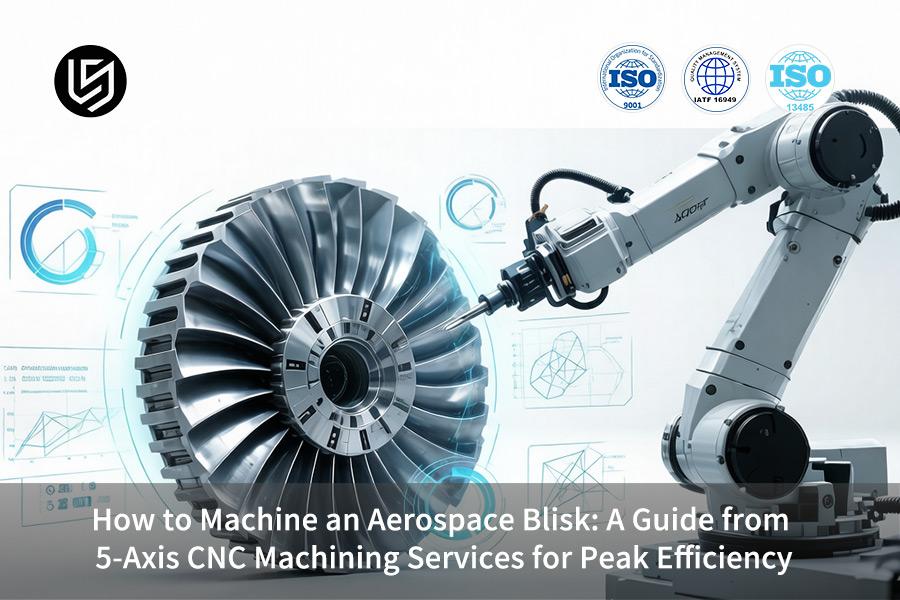 Come lavorare un blisk aerospaziale: una guida dai servizi di lavorazione CNC a 5 assi per la massima efficienza
