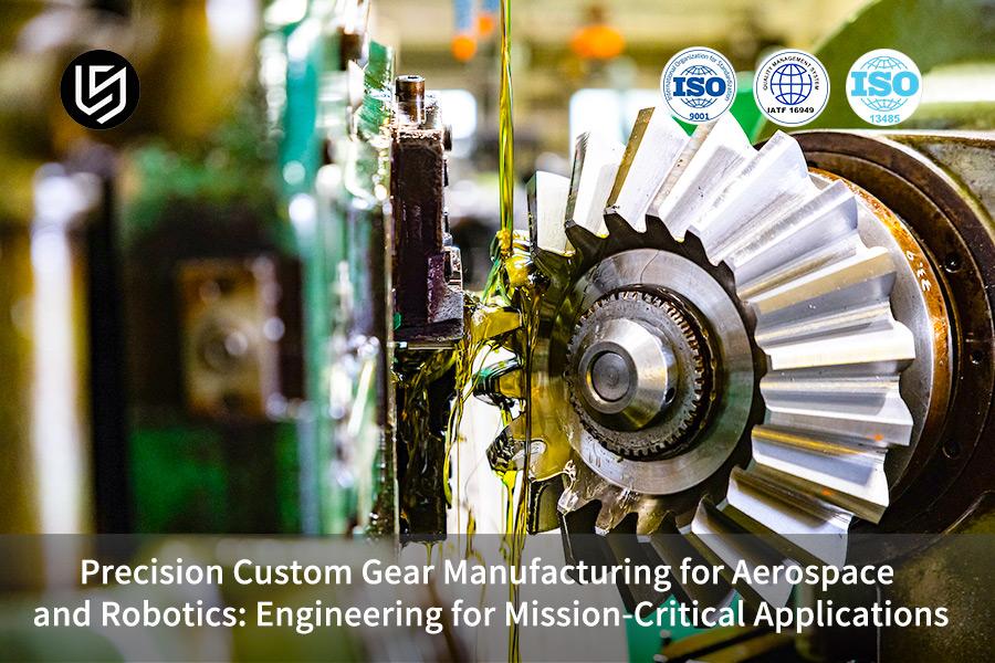 Produzione di ingranaggi personalizzati di precisione per il settore aerospaziale e della robotica: ingegneria per applicazioni mission-critical
