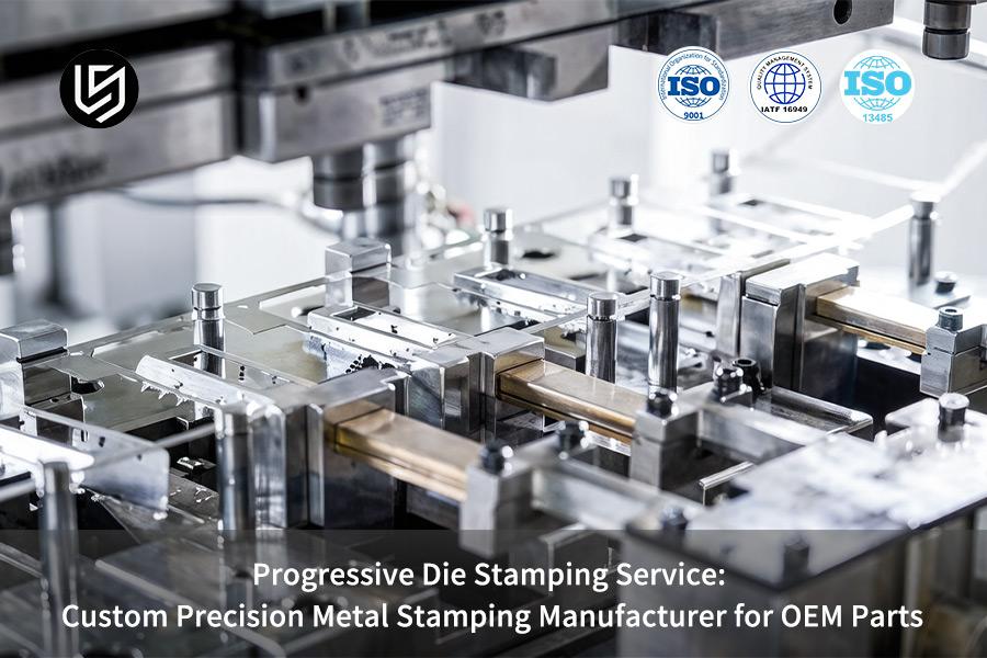 Servizio di stampaggio a stampo progressivo: produttore di stampaggio di metalli di precisione personalizzato per parti OEM