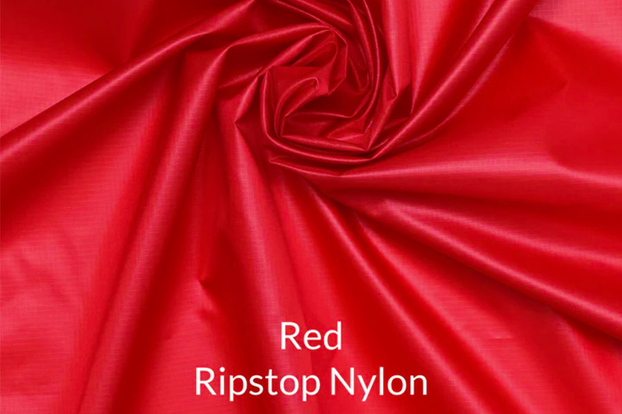 Nylon ripstop rosso