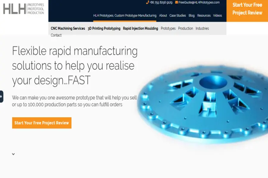 HLH Prototypes offre soluzioni globali di produzione rapida per una varietà di settori.